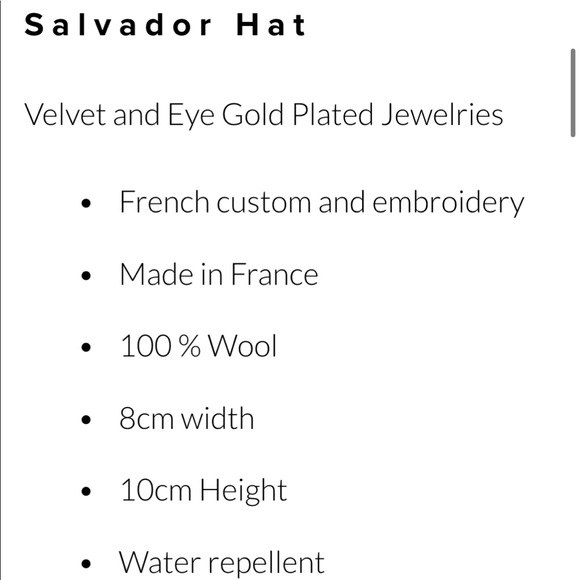 Van Palma Hat - Picture 5 of 6